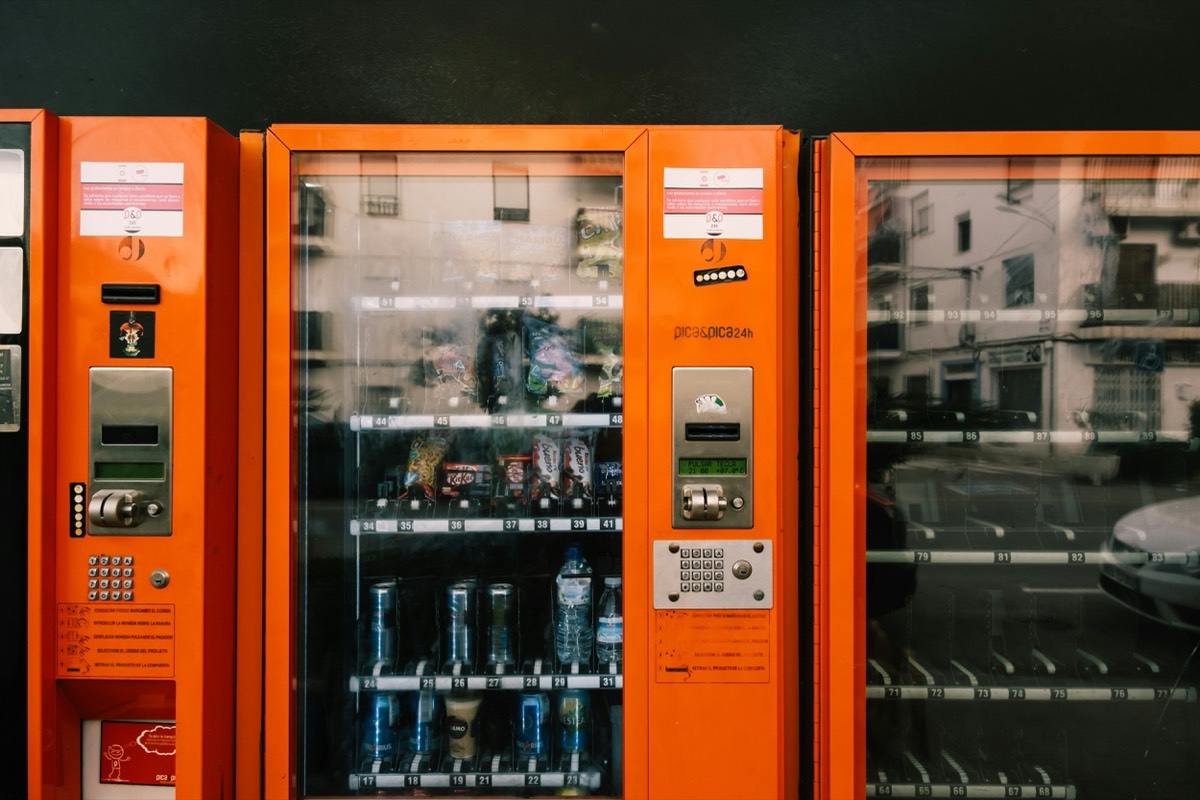 Cashless vending machines